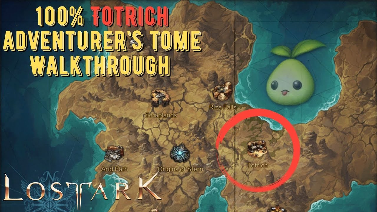 Lost Ark | Guided - Totrich - 100% Adventurer's Tome Completion & Seeds