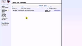 Skyward Tutorial on Assignments