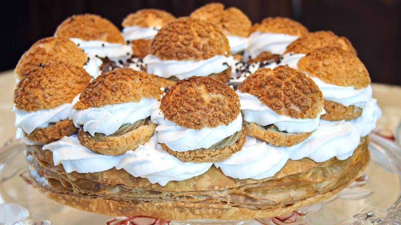 Торт «Сент-Оноре» (Saint Honore) пошаговый рецепт вкусного французского ...