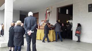 Procesión de San Martín Obispo en Coia.