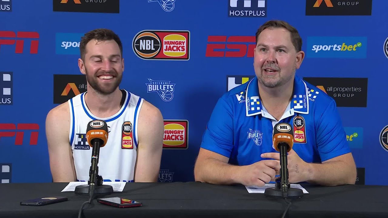 Justin Schueller and Mitch Norton press conference vs Perth Wildcats - Round 5 NBL24