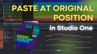 Copy and Paste Magic in Studio One: Paste at Original Position screenshot 2