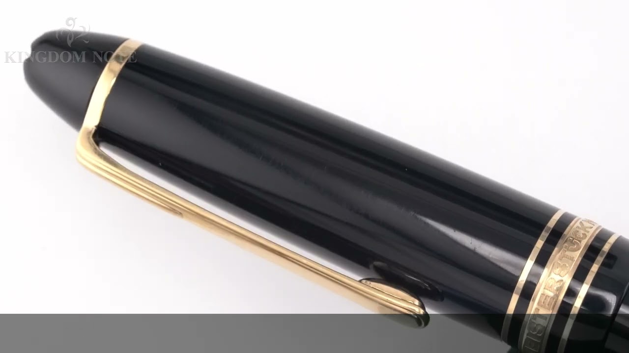 MONTBLANC モンブラン 万年筆 マイスターシュテュック #146 14K全金/EF