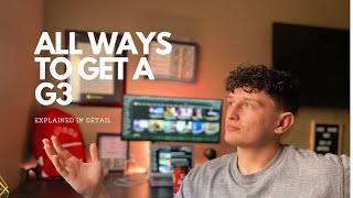 How to Get  your g3 all ways explained FAST