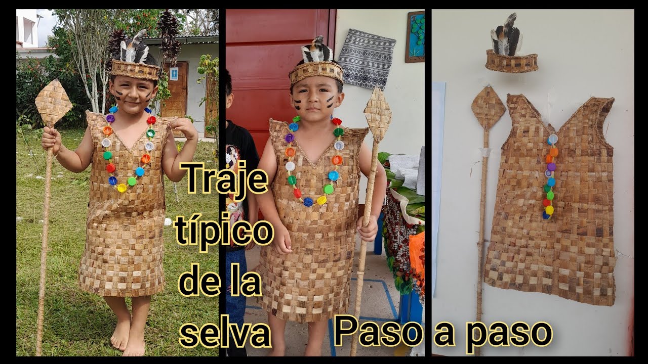 traje típico de la selva - YouTube