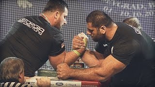 Levan Saginashvili Vs Genadi Kvikvinia Arm Wrestling 2016