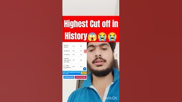 Highest Cut off in JEE History 😭| JEE Advance Result 2024 | JOSAA Counselling 2024 #jeeadvancecutoff
