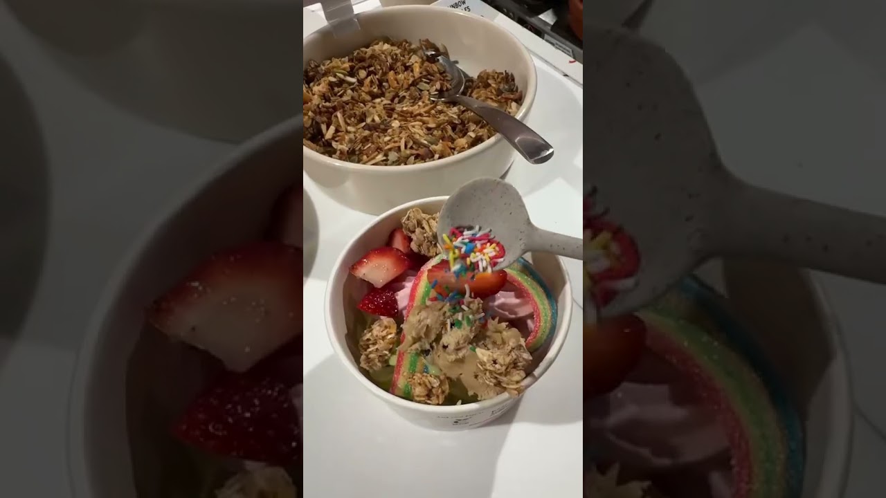 trying Yo Chi for the first time 🍫🍓🍪🍬