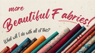 BEAUTIFUL FABRIC HAUL & A PACKAGE FROM MGQS 