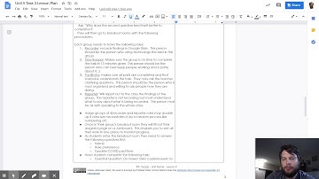 Unit 5 Task 3 Lesson Plan - Google Docs