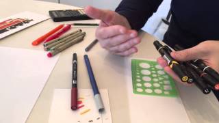 Andy Fletcher Describes His Drawing Materials