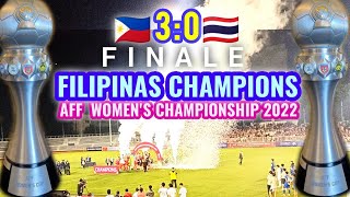 Filipinas 30 Thailand The Finals Of Aff Womens Chdanionship 2022 Congratulations Philippines