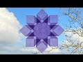 WOW-Effekt! 🌟 Transparentpapier Sterne falten – Schnell &amp; Schön | Weihnachtsstern DIY