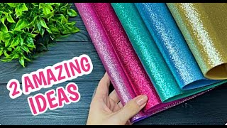 2 IDEAS Beautiful Craft Ideas from EVA Foam Sheet Flowers