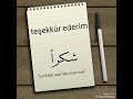 تعليم اللغة التركية شكرا