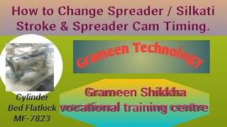 How To change  Flatlock Spreader/Silkati Stroke & Spreader Cam Timing.