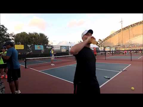Mens Bronze 30+ Farias-Miller vs Warnick-Winarto 2018 US Open Pickleball Tournament
