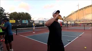 Mens Bronze 30+ Farias-Miller vs Warnick-Winarto 2018 US Open Pickleball Tournament