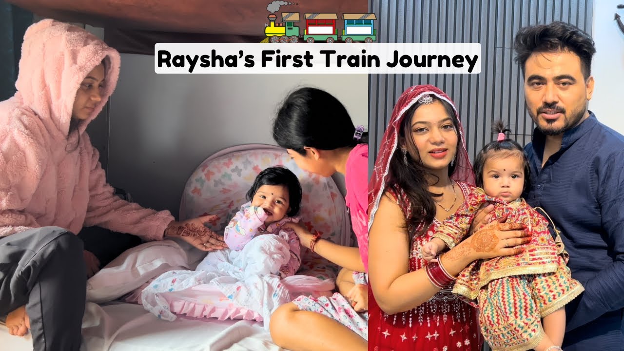 Raysha Rashedian Raysha’s First Train Journey🏔️| Karwa Chauth Vlog ️ - YouTube
