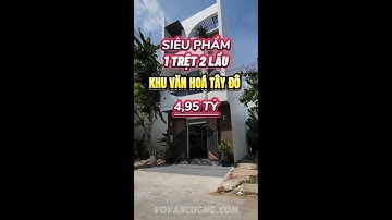 Siêu phẩm nhà 2 tầng tại Khu Văn Hoá Tây Đô - Cần Thơ