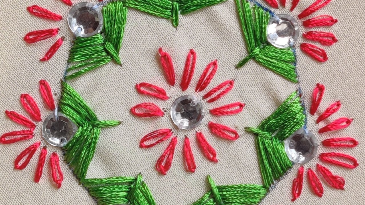 Hand Embroidery, flower Embroidery YouTube