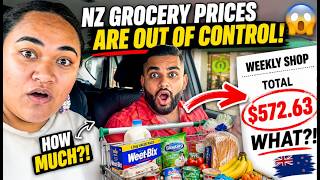 NZ GROCERY PRICES ARE OUT OF CONTROL! 😳 OUR WEEKLY SHOP COST HOW MUCH?!