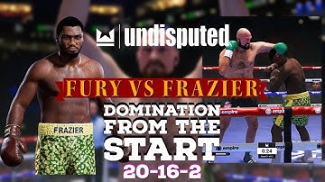 The Gypsy King Dominates Smokin Joe Frazier from START to FINISH! | Undisputed | FMG