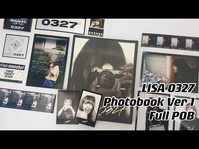 Collection] BLACKPINK LISA - 0327 Photobook (First Press Limited