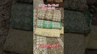 Bridal Designer Lakme Silk Fabric Heavy Handwork Suits Materials Only At ₹ 3,000/- Flat 50% OFF