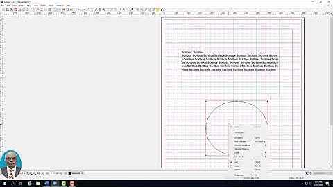 Making text to flow around a shape in Scribus