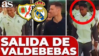 La SALIDA del REAL MADRID dirección VALLECAS para el RAYO VALLECANO - REAL MADRID | LALIGA EA SPORTS