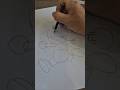 como desenhar bem cartoon #shorts ##YouTube #desenho