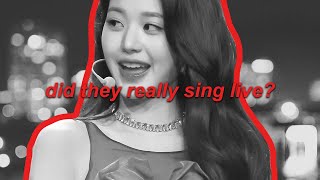 a lesson about pre-recorded vocals: april