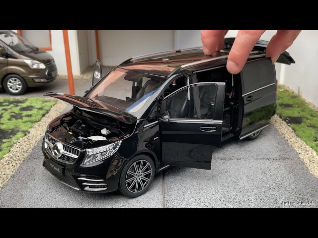 1:18 Mercedes-Benz V260L V-Class (W447) minibus - Fujian [Unboxing