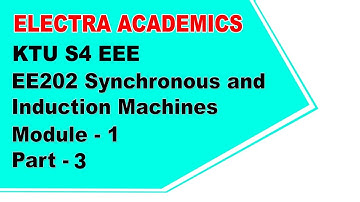 EE202 Synchronous and Induction Machines