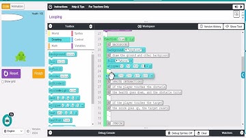 Code org Lesson 21 Project Side Scroller