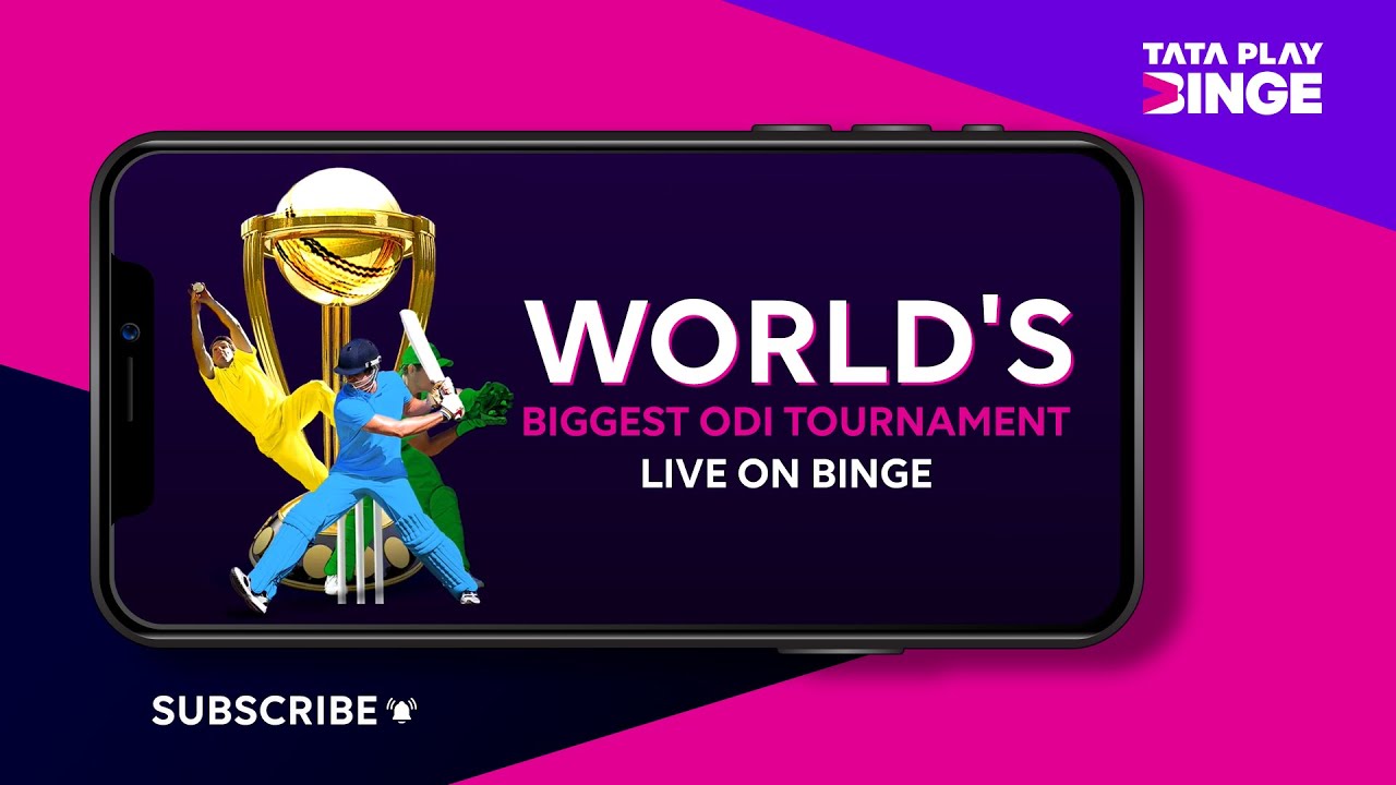 Tata Play Binge | World's Biggest ODI Tournament live on Binge | World Cup 2023