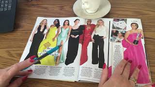 ASMR Soft Spoken Magazine Flip through Reading- People March 14 Page flipping, tracing, pointing screenshot 3