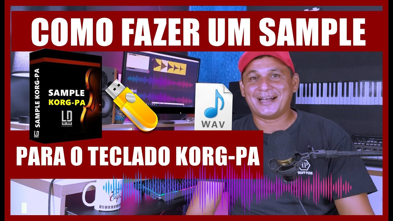 COMO FAZER UM SAMPLE PARA O TECLADO KORG-PA  