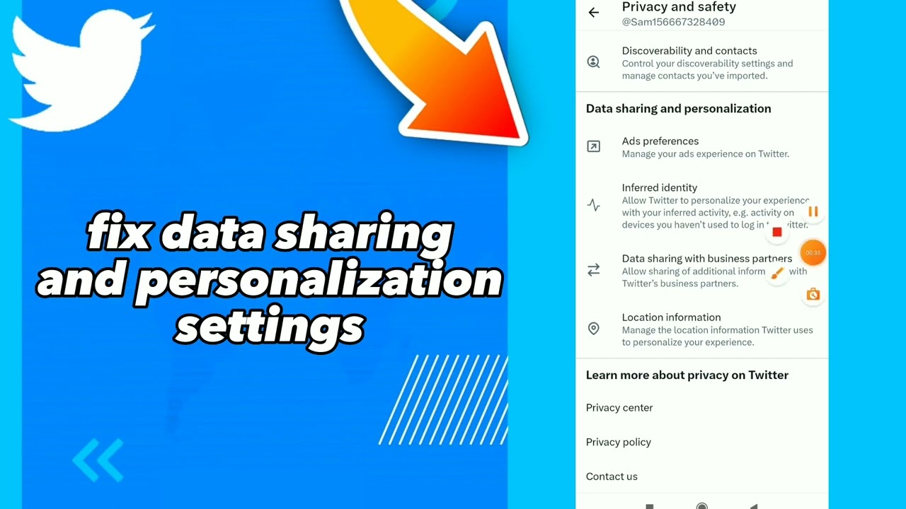 How To Fix Data Sharing and Personalization Settings On Twitter App 2023