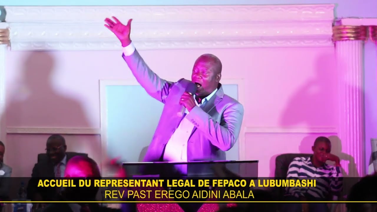 Accueil du Rev. EREGO à Lubumbashi, 2021
