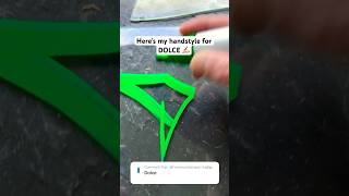 How to graffiti tag ✍🏻 DOLCE #graffiti #tagging