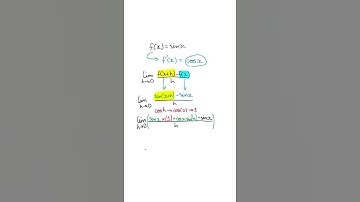 Differentiating From 1st Principles: Part 4 #Shorts