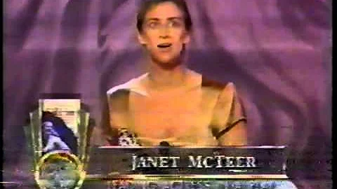 Janet McTeer wins 1997 Tony Award for Best Actress...