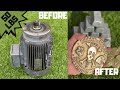 50LBS Motor Melt Down - Trash To Cash - ASMR Metal Melting - Huge Bronze Coin & Bulk Bars BigStackD