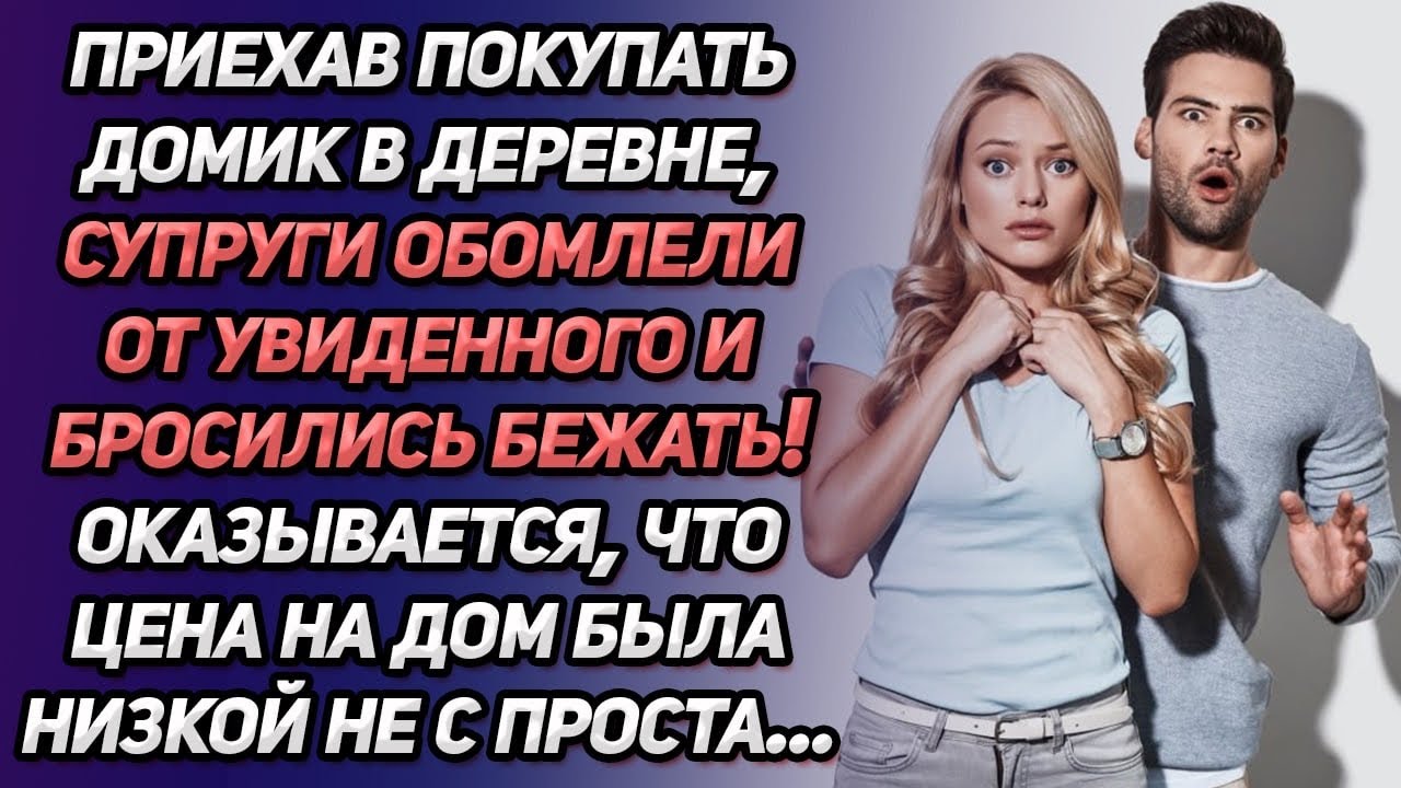 Приехав покупать домик в деревне, супруги обомлели от увиденного и ...