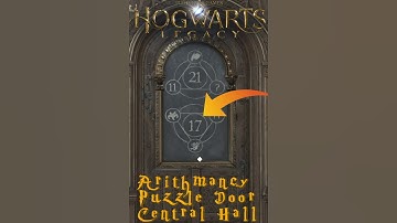 How to open Puzzle Doors! - Arithmancy Puzzle Door Solution: Central Hall - Hogwarts Legacy