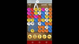 Let's Play Buttons and scissors 7x7 lvl.180 screenshot 4