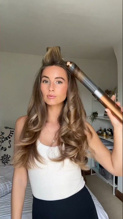 Dyson Airwrap routine - Quick hairstyle ✔️ #hairstyles #hair #airwrap  #dysonairwrap