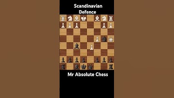 Scandinavian Defence #chess #chessgame #checkmate
